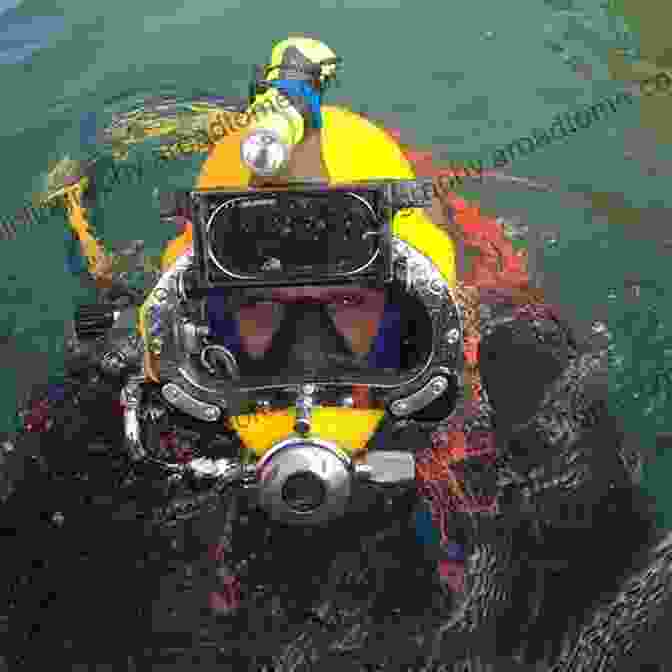 A Diver Engaged In A Commercial Diving Operation, Showcasing The Diverse And Demanding Aspects Of This Profession. Bottoms Up : Memoirs: Forty Two Years As A Sport And Commercial Diver