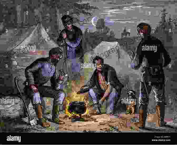 A Drawing Depicting Soldiers Cooking Over A Campfire During The Civil War Los Angeles Wine: A History From The Mission Era To The Present (American Palate)