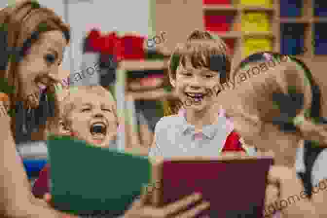 A Group Of Children Laughing While Reading The Runaway Tortilla Eric A Kimmel