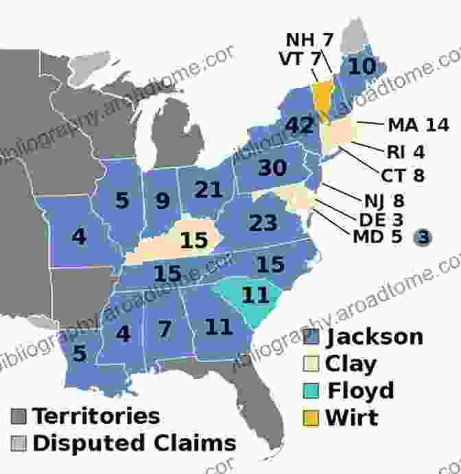 A Map Depicting The Geographic Distribution Of The Anti Masonic Party's Support In The 1832 Presidential Election. The Anti Masonic Party In The United States: 1826 1843