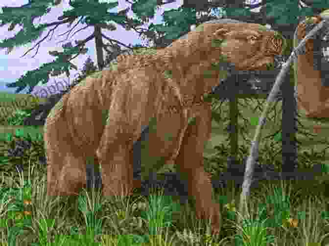 A Massive Ground Sloth Lumbering Through The Lush Vegetation Of A Prehistoric Forest. Survivors: The Animals And Plants That Time Has Left Behind (Text Only)