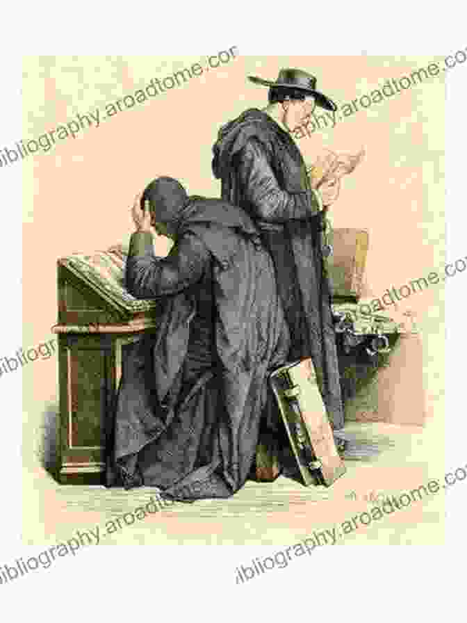 A Medieval Detective Poring Over Documents In His Candlelit Office, His Expression Focused And Determined Blood Royal: A True Tale Of Crime And Detection In Medieval Paris