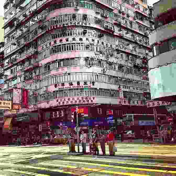 A Narrow Street In Old Hong Kong, Lined With Traditional Buildings And Shops. Tales Of Old Hong Kong