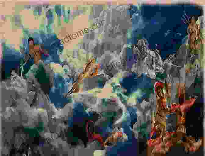 A Panoramic View Of An Epic Battle Between Gods And Monsters, Showcasing The Grandeur And Chaos Of The Conflict Lifestyles Of Gods And Monsters