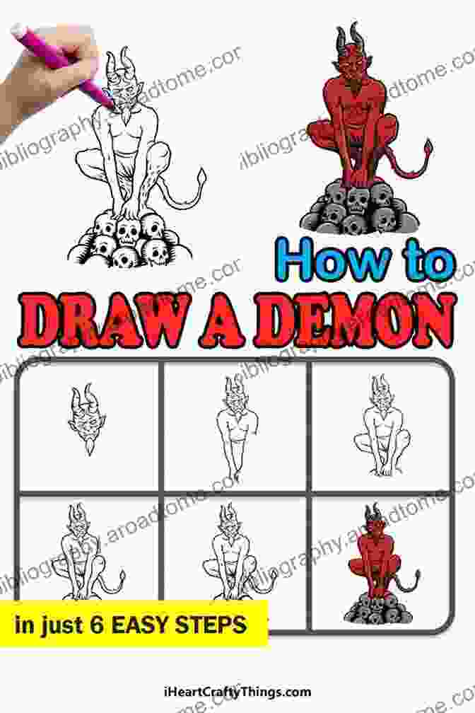 A Step By Step Drawing Of A Demon Draw 50 Monsters: The Step By Step Way To Draw Creeps Superheroes Demons Dragons Nerds Ghouls Giants Vampires Zombies And Other Scary Creatures