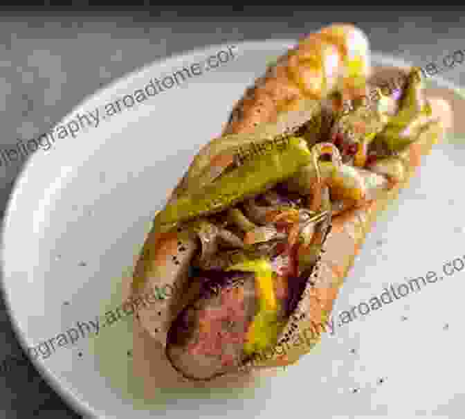 A Succulent Maxwell Street Polish Sausage, Grilled To Perfection, Nestled In A Soft Bun And Topped With Sautéed Onions And Yellow Mustard. Chicago Style A Recipe Collection Of Chicago S Best Sandwiches Steaks Ribs Desserts And More