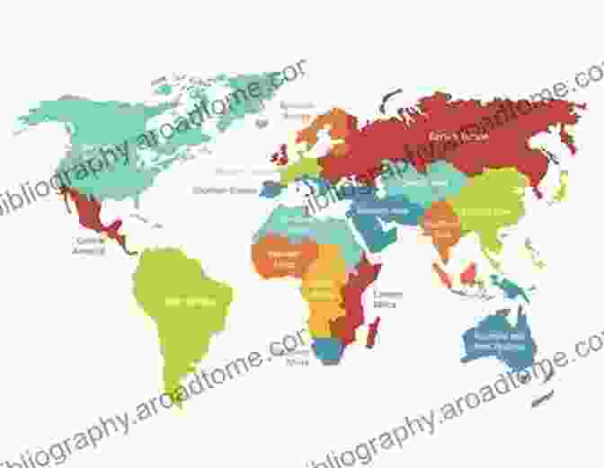 A World Map With Different Regions Highlighted To Represent The Diversity Of Perspectives In The Book. My Favourite Crime: Essays And Journalism From Around The World