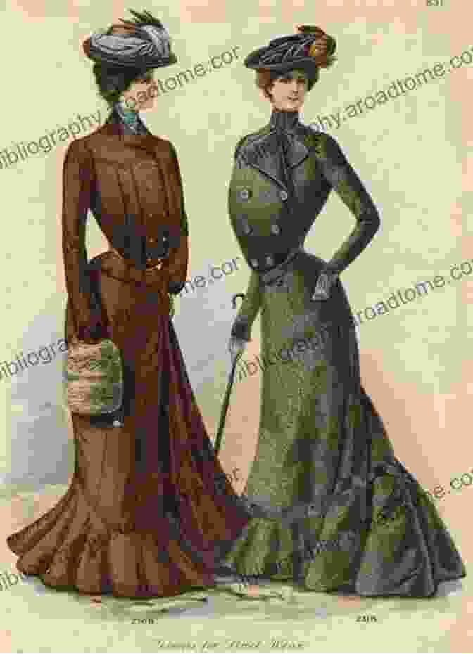 An Illustration Of Edwardian Fashion, Featuring Women In Elaborate Gowns And Men In Tailored Suits Edwardian England: A Guide To Everyday Life 1900 1914