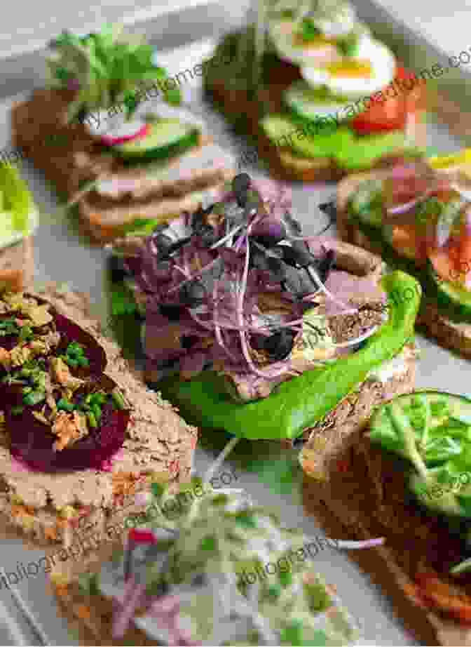 Assortment Of Open Faced Danish Smorrebrod Sandwiches Thai And Nordic Cookbook: 2 In 1: 140 Recipes For Traditional Food From Scandinavia And Asia