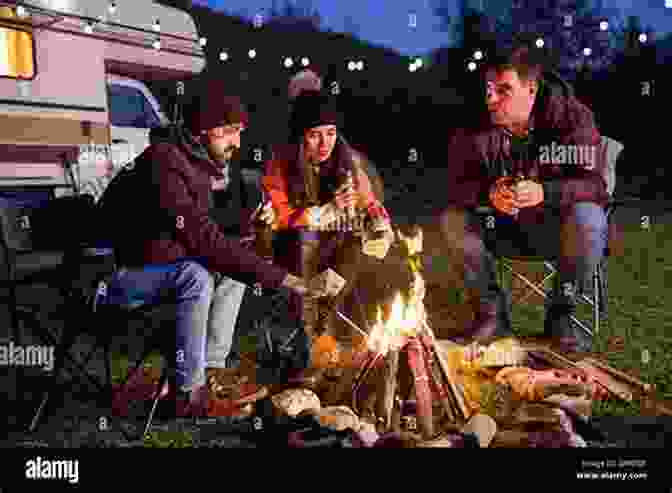 Campers Enjoying A Campfire Near The San Pedro River The San Pedro River: A Discovery Guide