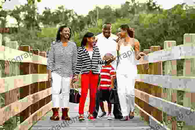 Contemporary Photograph Of A Large Extended Bahamian Family Gathered For A Joyful Celebration, Smiling And Embracing Carnival Of Love: A Tale Of A Bahamian Family