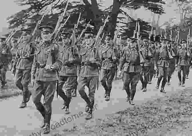 Edwardian Soldiers Marching In Formation, With Bayonets Fixed Edwardian England: A Guide To Everyday Life 1900 1914