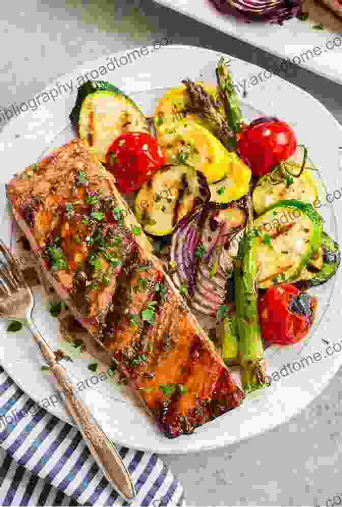 Grilled Salmon With Roasted Vegetables Healthy Dinner For Rapid Weight Loss How To Lose 10 Pounds In A Week: The Ultimate 7 Day Weight Loss Kick Start For Optimum Health (Emma Greens Weight Loss 2)