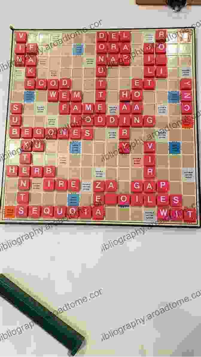 Image Of A Scrabble Board With High Scoring Words Of Words For Scrabble Players