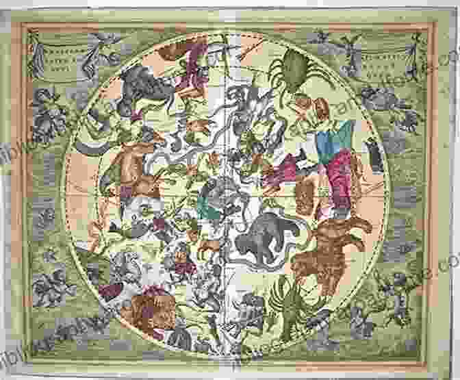 Intricate Star Chart Depicting The Constellations Observed By Ancient Astronomers The Sun And The Serpent: A Contribution To The History Of Serpent Worship