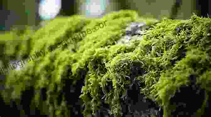 Magnified View Of Moss, Showcasing Intricate Details And Textures Moss: From Forest To Garden: A Guide To The Hidden World Of Moss