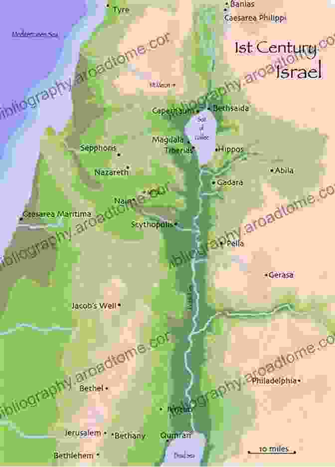 Map Of Judea In The First Century C.E. Zealot: The Life And Times Of Jesus Of Nazareth