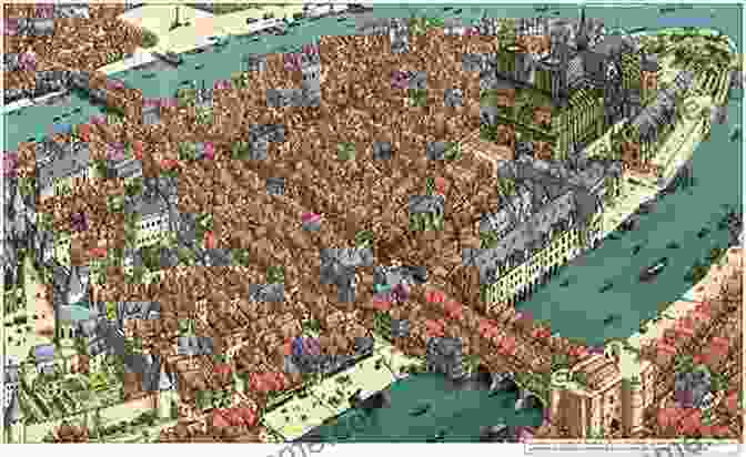 Panoramic View Of Medieval Paris Depicting Its Bustling Streets And Iconic Landmarks Blood Royal: A True Tale Of Crime And Detection In Medieval Paris