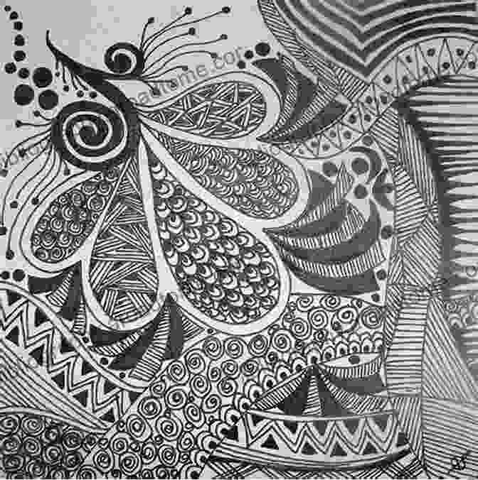 Pen And Ink Sketch Of An Abstract Composition Pen Ink: Sketch Collection (Creative 2)