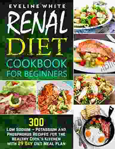 Renal Diet Cookbook For Beginners: 300 Low Sodium Potassium And Phosphorus Recipes For The Healthy Cook S Kitchen With 29 Day Diet Meal Plan